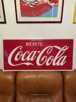 Coca-Cola Werbeschild Vintage Kunststoff | Plastic Sign