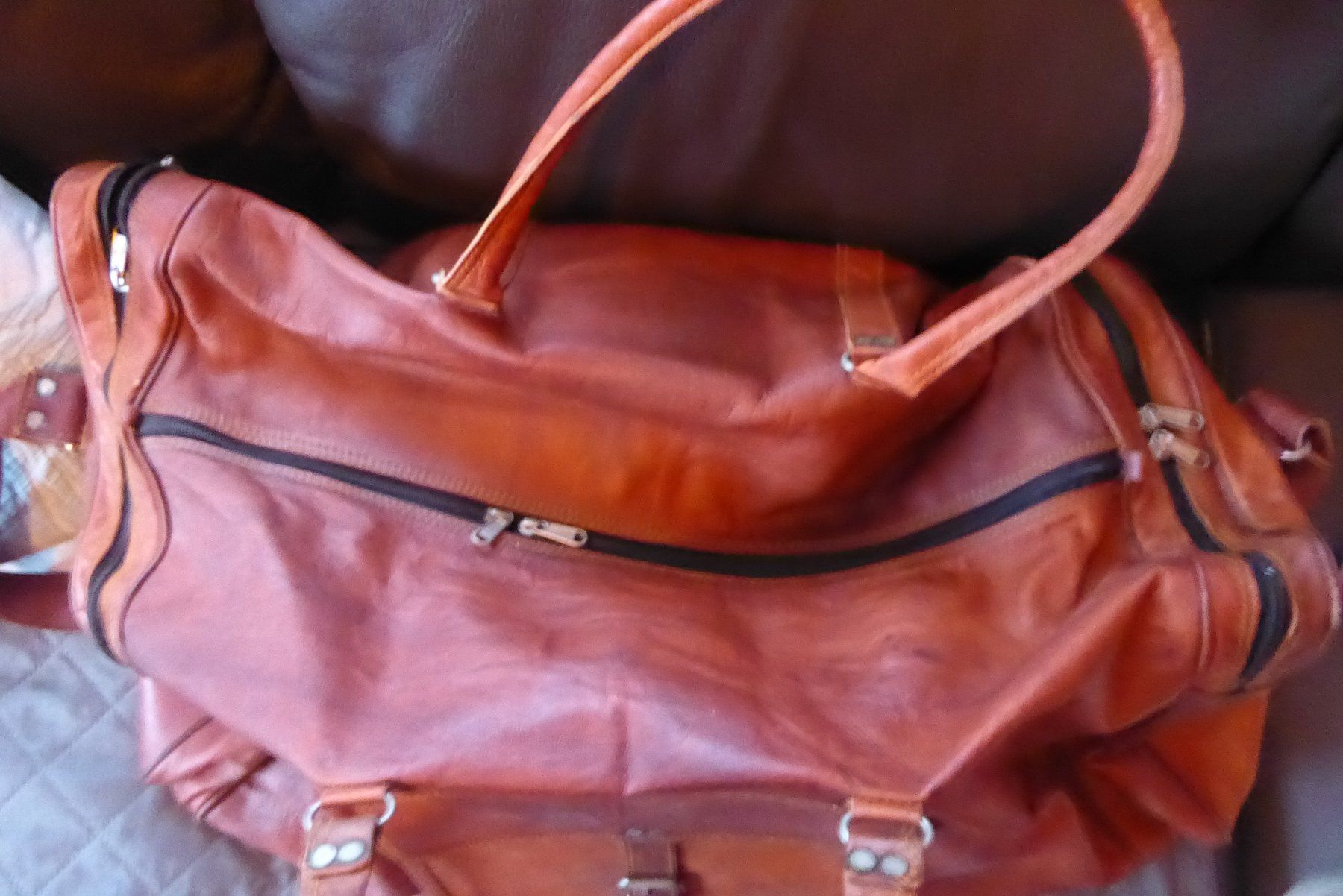 Borse: Leder Reisetasche – Usato da Sargans venduto da Benziner 2