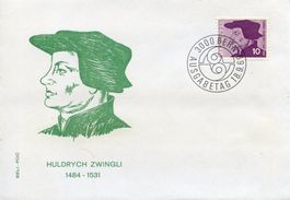 1969 Huldrych Zwingli 1484 – 1531 BELI-FDC