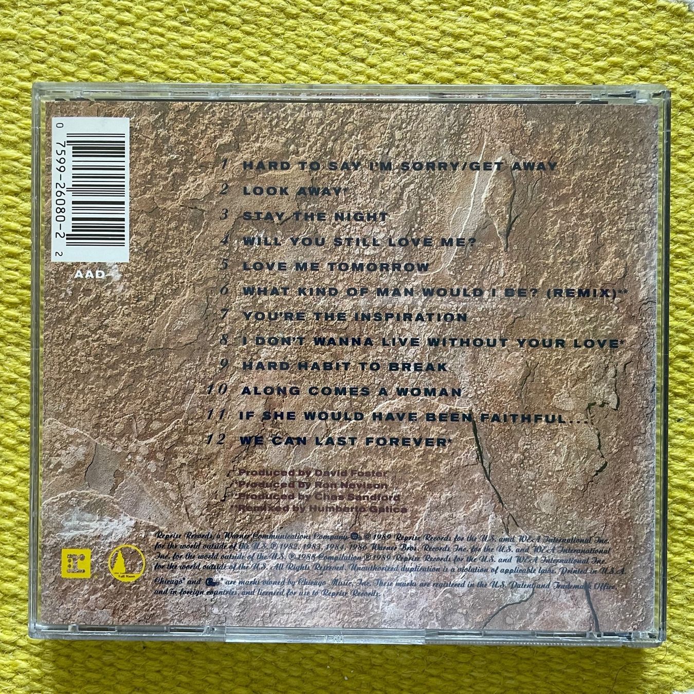 CD: CHICAGO-GREATEST HITS 1982-1989 – Usato da Rorschacherberg venduto da CD-Roli 1