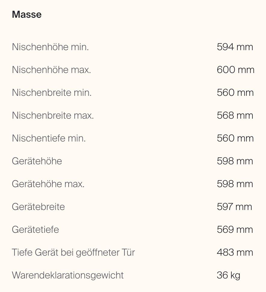 V-Zug Forni: V-ZUG Combair V2000 60 – Nuovo (secondo la descrizione) da Glarus venduto da Box3 6