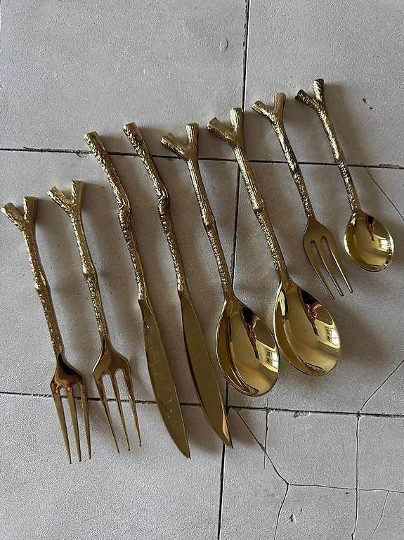 Bestecksets: Besteck-Set aus Bali Gold 8-teilig – Gebraucht aus Zürich von ebr_595v