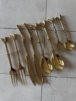 Besteck-Set aus Bali Gold 8-teilig