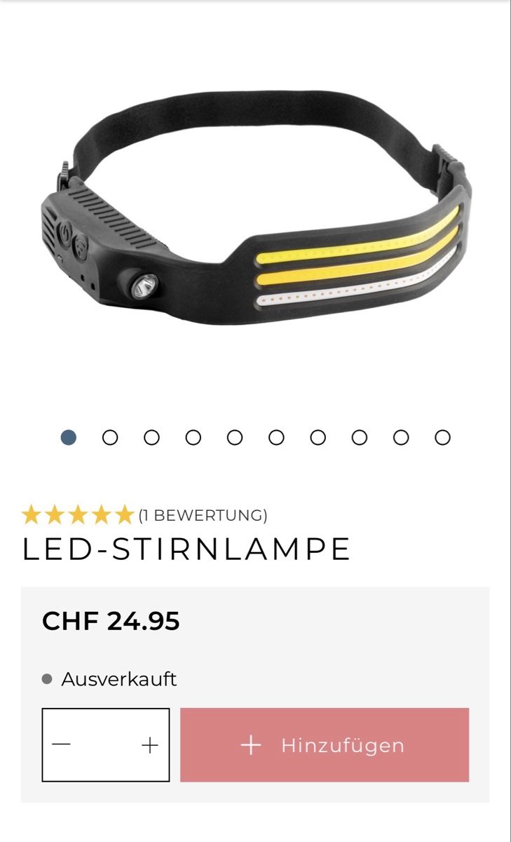 Lampade: Stirnlampen LED (2x) – Nuovo (secondo la descrizione) da Meilen venduto da Harley.
