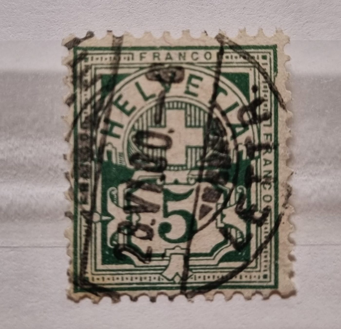 Tutti i francobolli: Schweizer Briefmarken um ca. 1900 – Usato da Jegenstorf venduto da mamoje 6