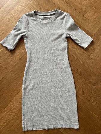 Bodycon Kleid XS hellgrau