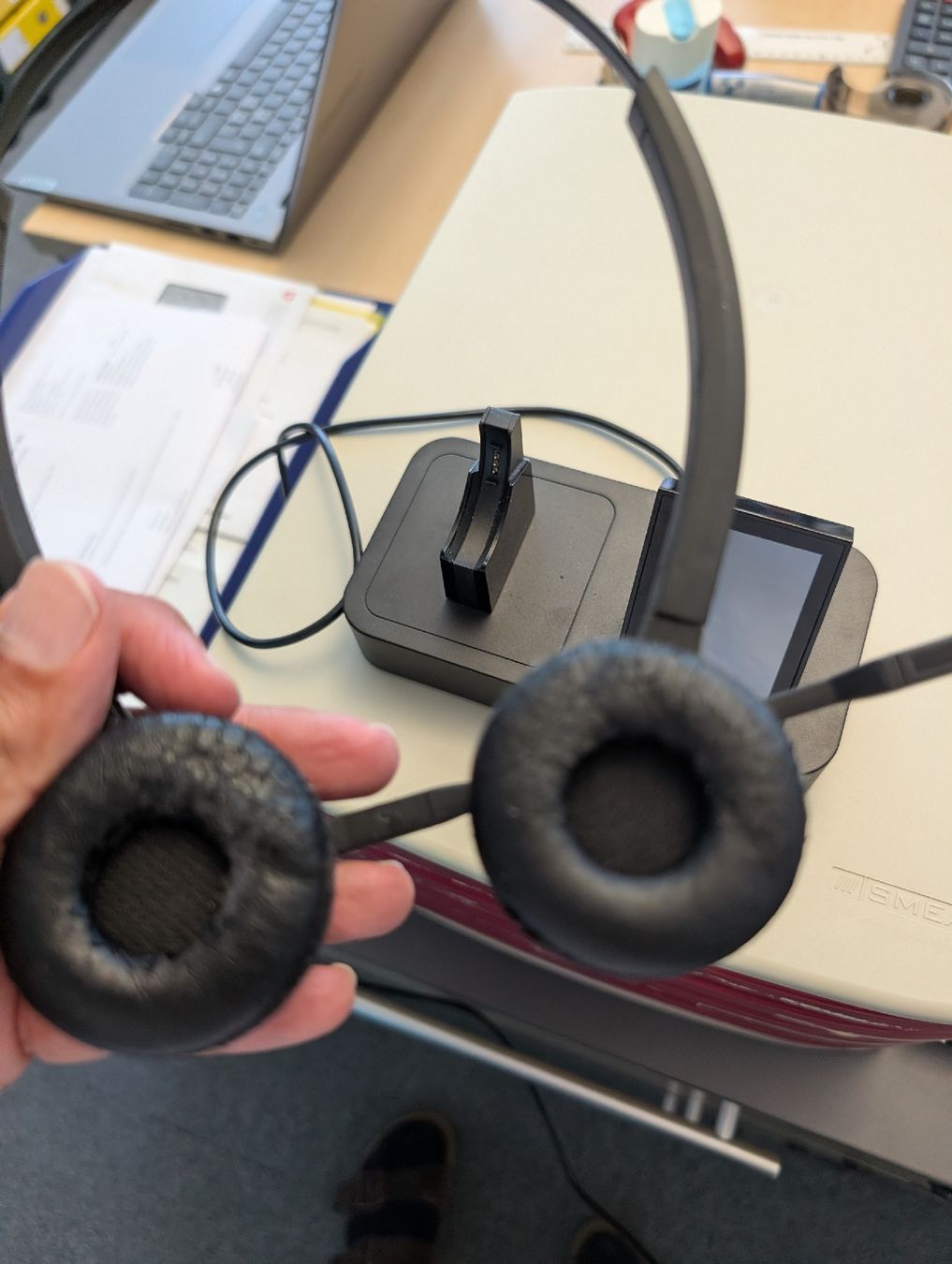 Telefone: Jabra PRO 9450 Headset mit Lade-/Dockingstation – Gebraucht aus Winterthur von Uemit 3