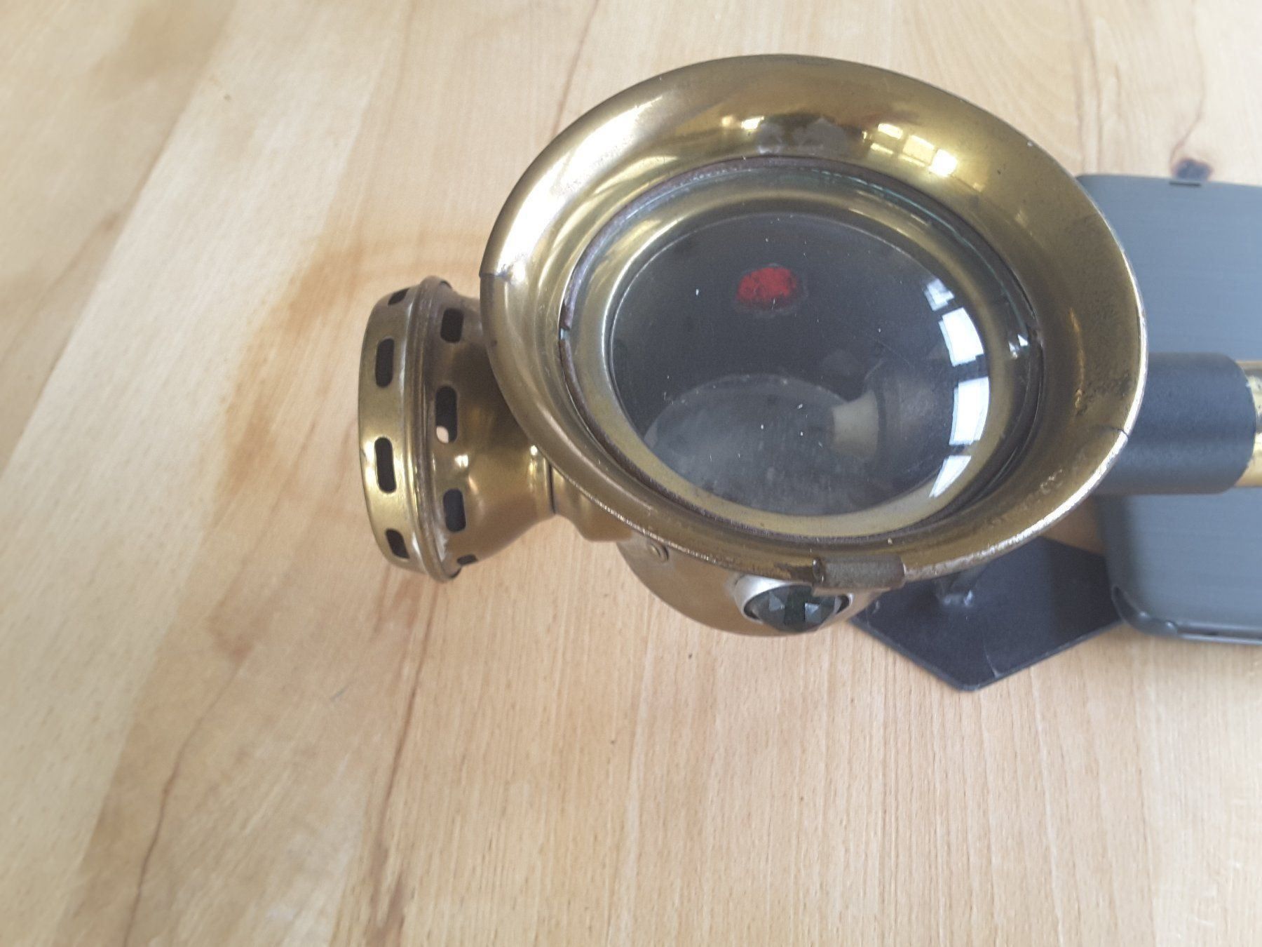 Lampade: Antike Luminor Kutschenlaterne Messing – Usato da Reichenburg venduto da Pipo-67 2