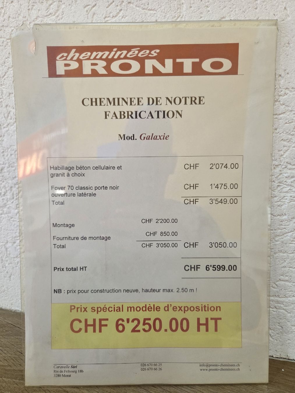 Cheminée: cheminée Galaxie – Neuf avec emballage d'origine à Murten par npe_dc66 6