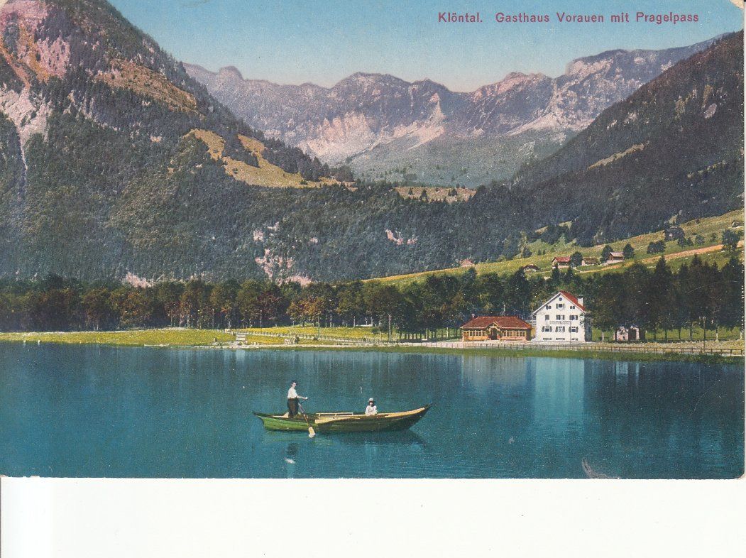 Cartoline postali: Klöntal Vorauen ca. 1920 – Usato da Bürglen TG venduto da StampGraf