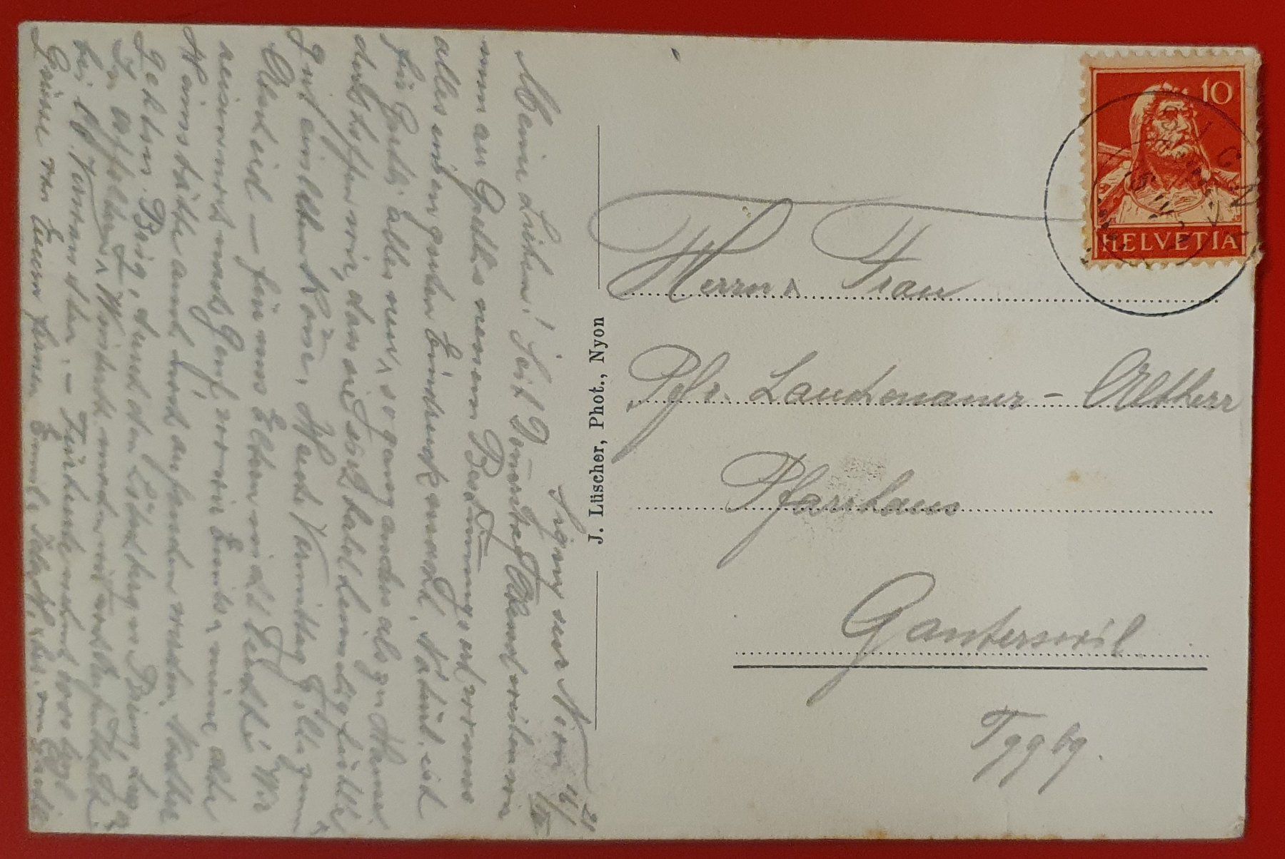 Cartoline postali: Signy 1921 – Usato da Kreuzlingen venduto da Rschweiz1 1