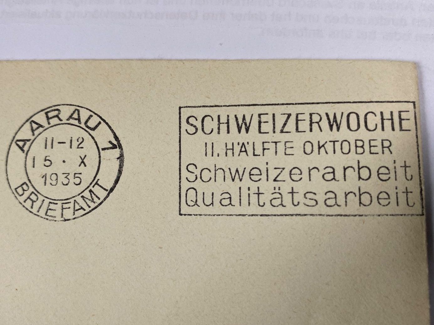 Buste & buste per spedizione: Briefmarken / Beleg / Flaggenstempel – Usato da Zollikofen venduto da Paul-42 2
