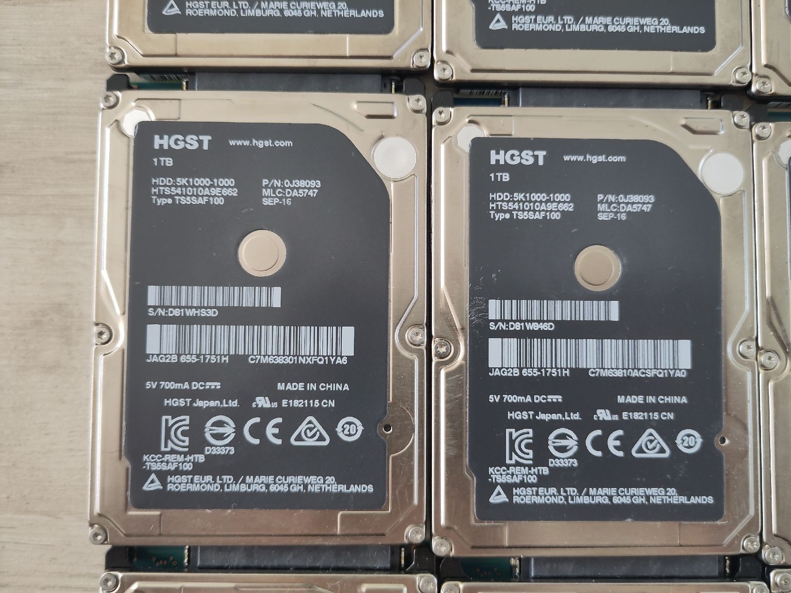 Harddisks: 12x 1TB 2.5" HDD – Defekt aus Sargans von sve_hjs5 4