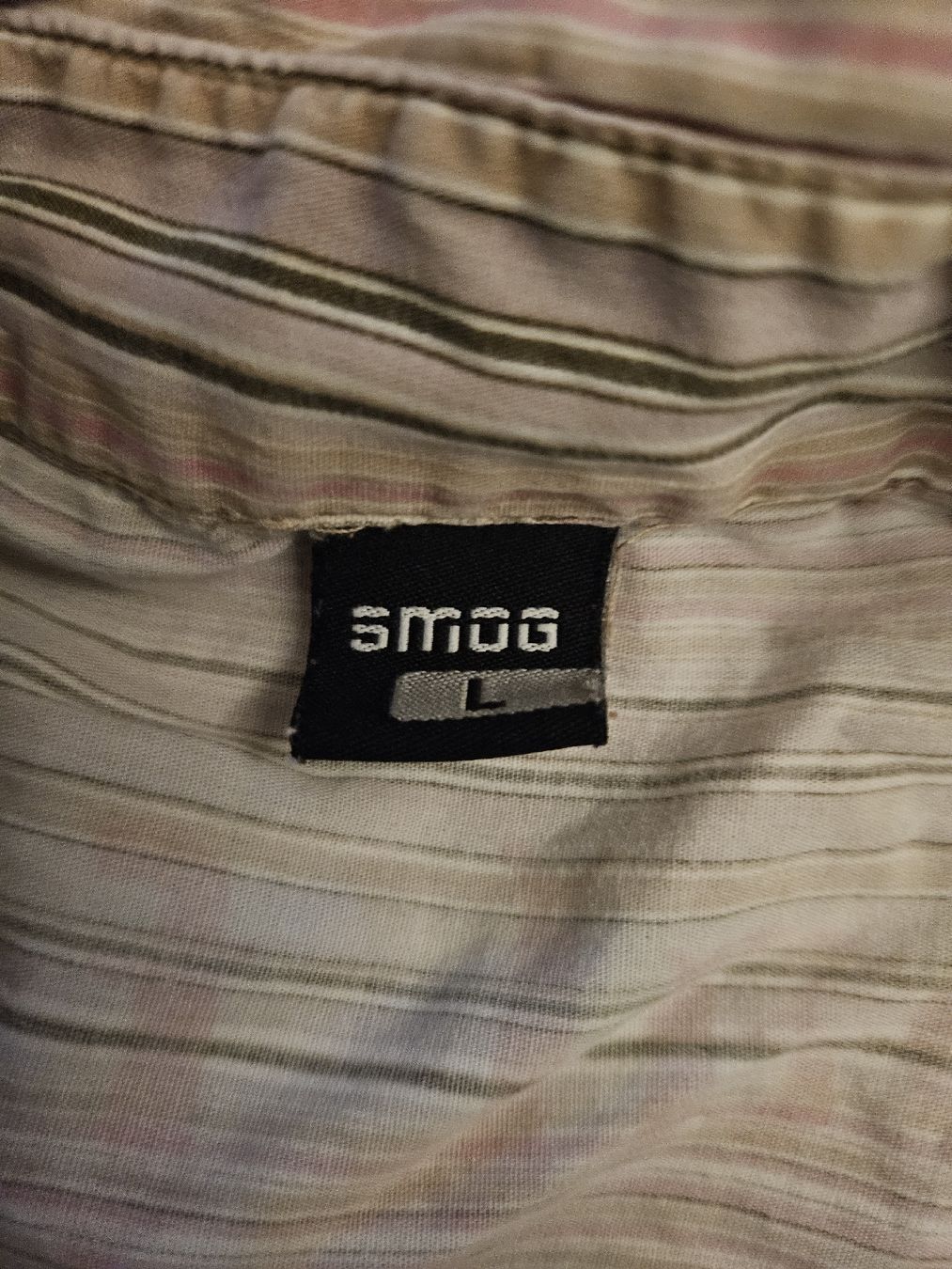 Hemden: SMOG Herren Tank Top Hemd, Gr. L, gestreift – Gebraucht aus Anwil von tamoos 5
