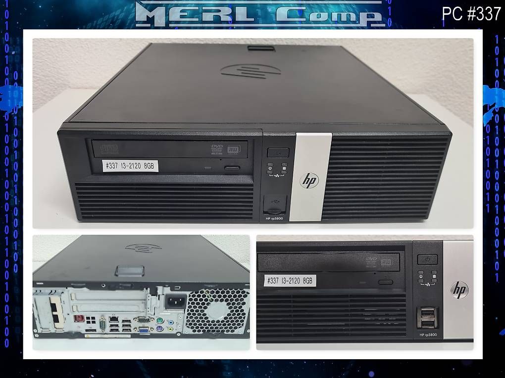 Hewlett Packard PCs: #337 HP PC i3-2120, 8GB, SSD, WIFI, Bluetooth – Gebraucht aus Kriens von MERLComp.