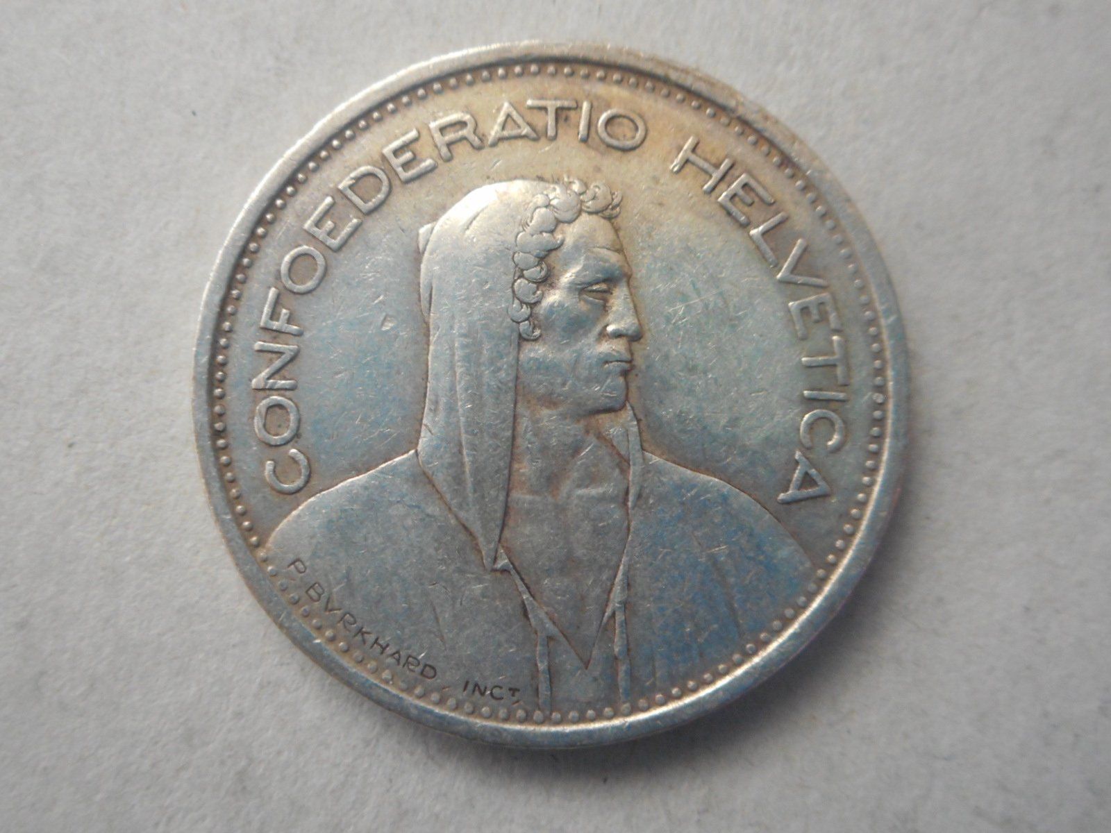 Alle Münzen: 5 Fr. 1948 silber  rar – Gebraucht aus Kriegstetten von pizlad2010 2