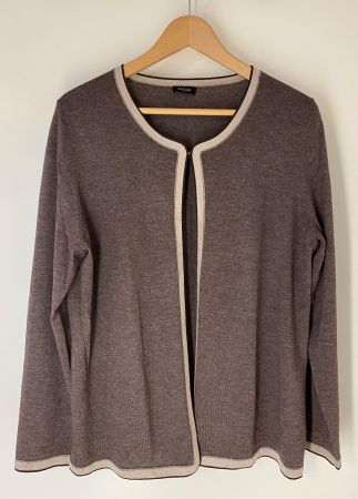 Basler Strickjacke Damen Gr. 44 - Wolle & Seide