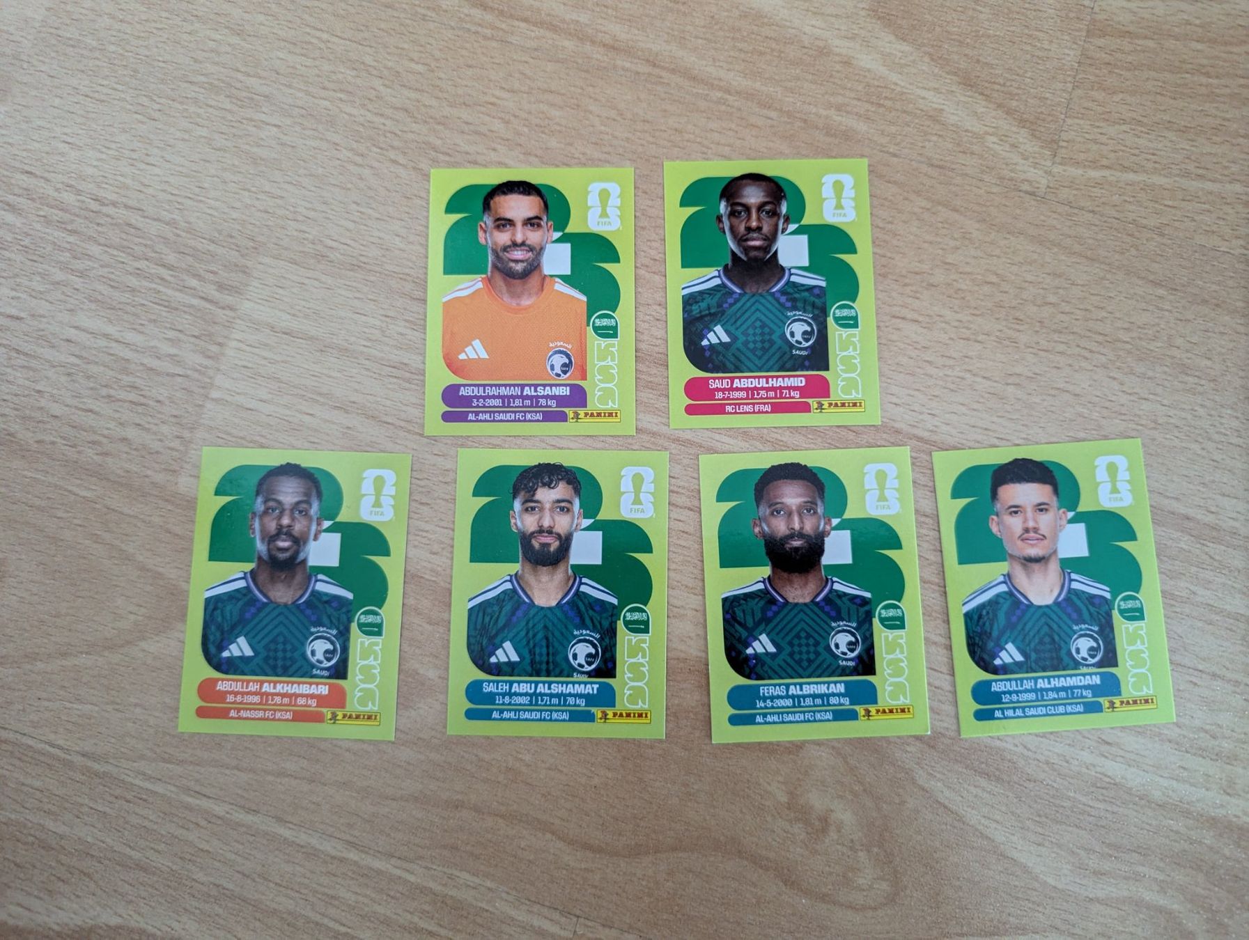 Panini Carte collezionabili: Panini WM 2026 verschiedene Bilder KSA – Nuovo (secondo la descrizione) da Horgen venduto da Danosh17
