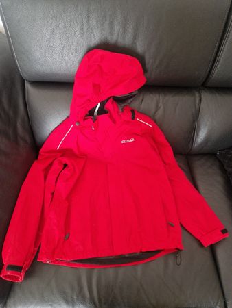 Veste k-way Weissenstein rouge, Taille 164 - Imperméable!