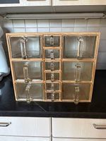 Glasschubladen Gestell für Gewürze