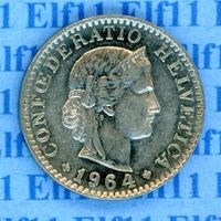 CHF___0.20 1964 stgl * nigelnagelneu! 20 Rappen