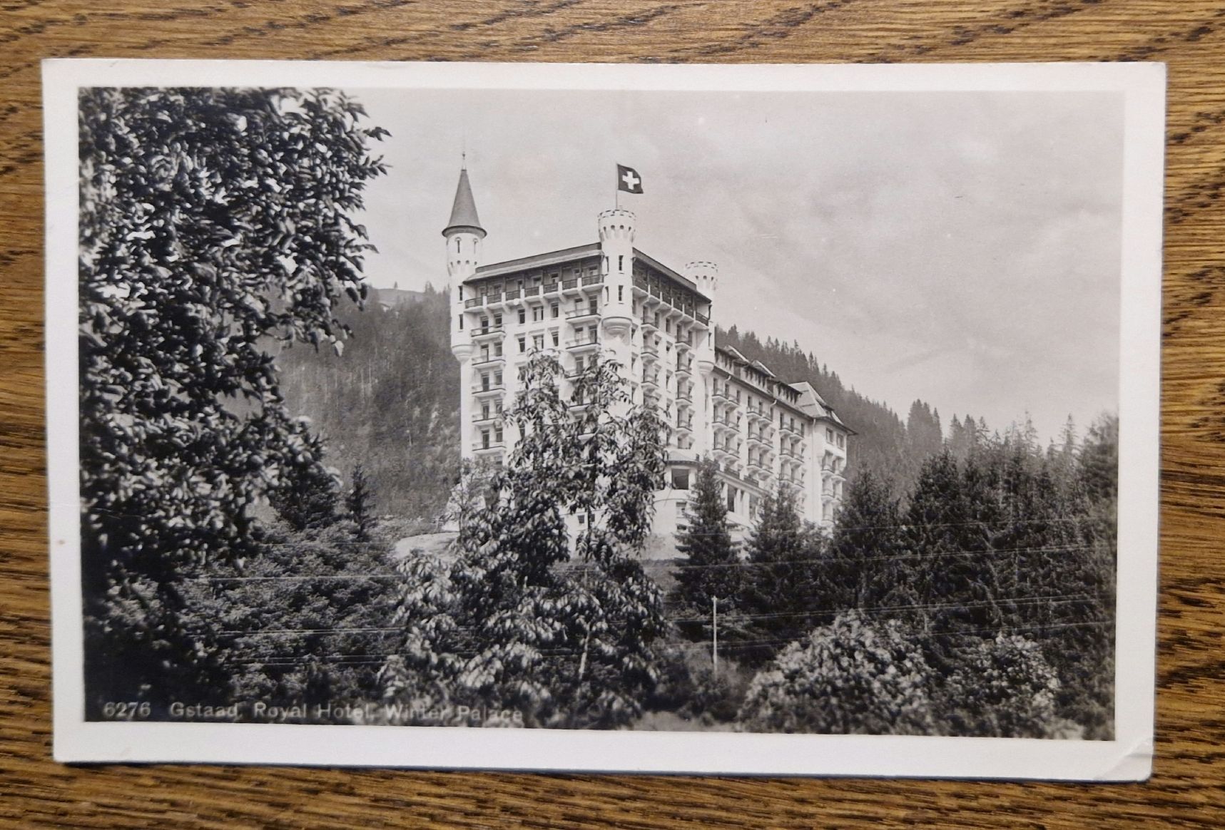 Cartoline postali: Hotel Gstaad Palace 1935 – Usato da Ebikon venduto da Donar50