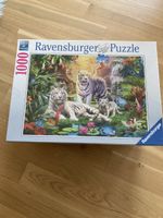 Puzzle Ravensburger weisse Tiger 1000 Teile Motiv neu