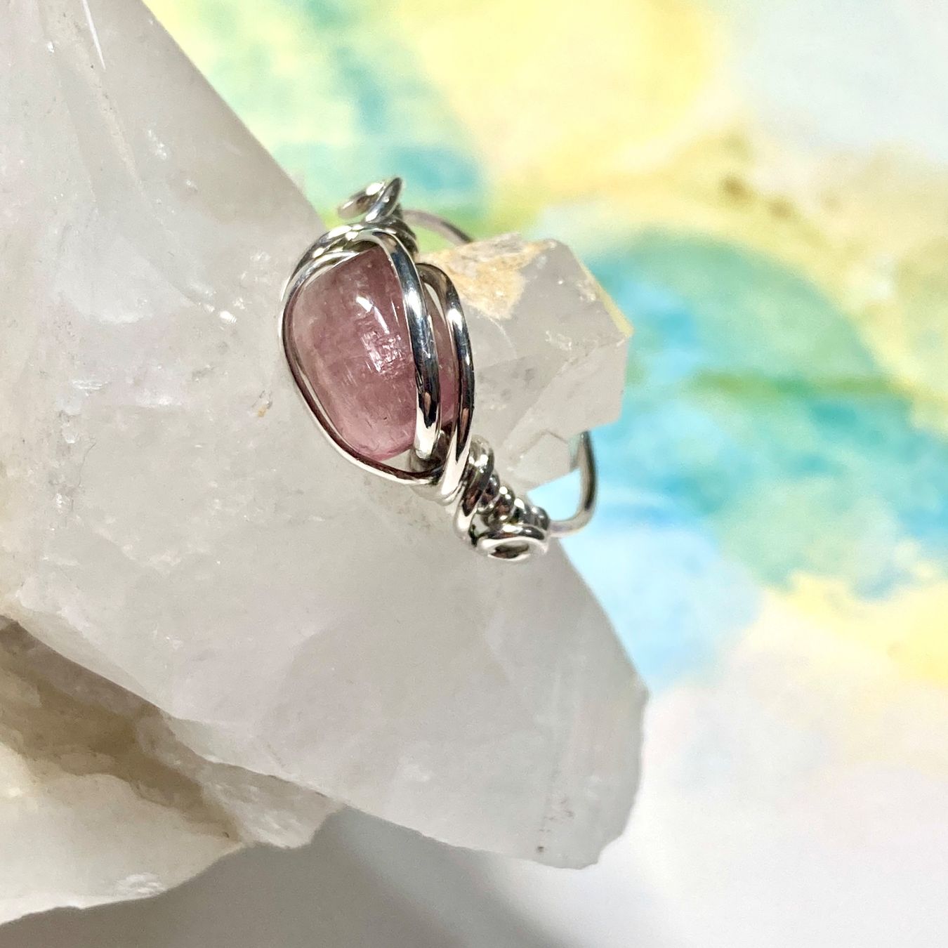 Anelli: Handgefertigter rosa Turmalin Ring – Nuovo (secondo la descrizione) da Solothurn venduto da Kiki_Di 6