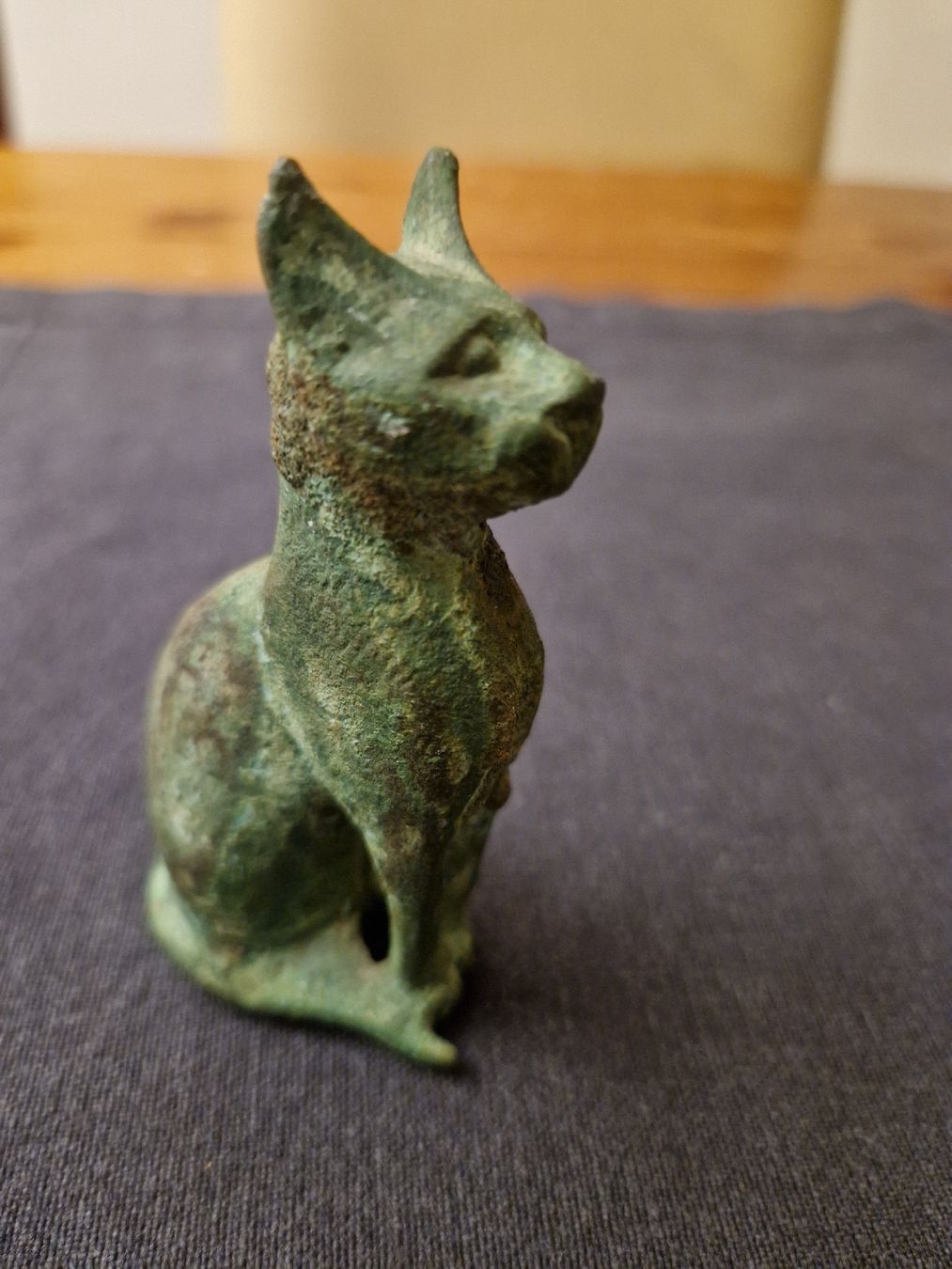 Statuette: Katzenfigur aus Gusseisen – Usato da Fislisbach venduto da mka_km8f 1