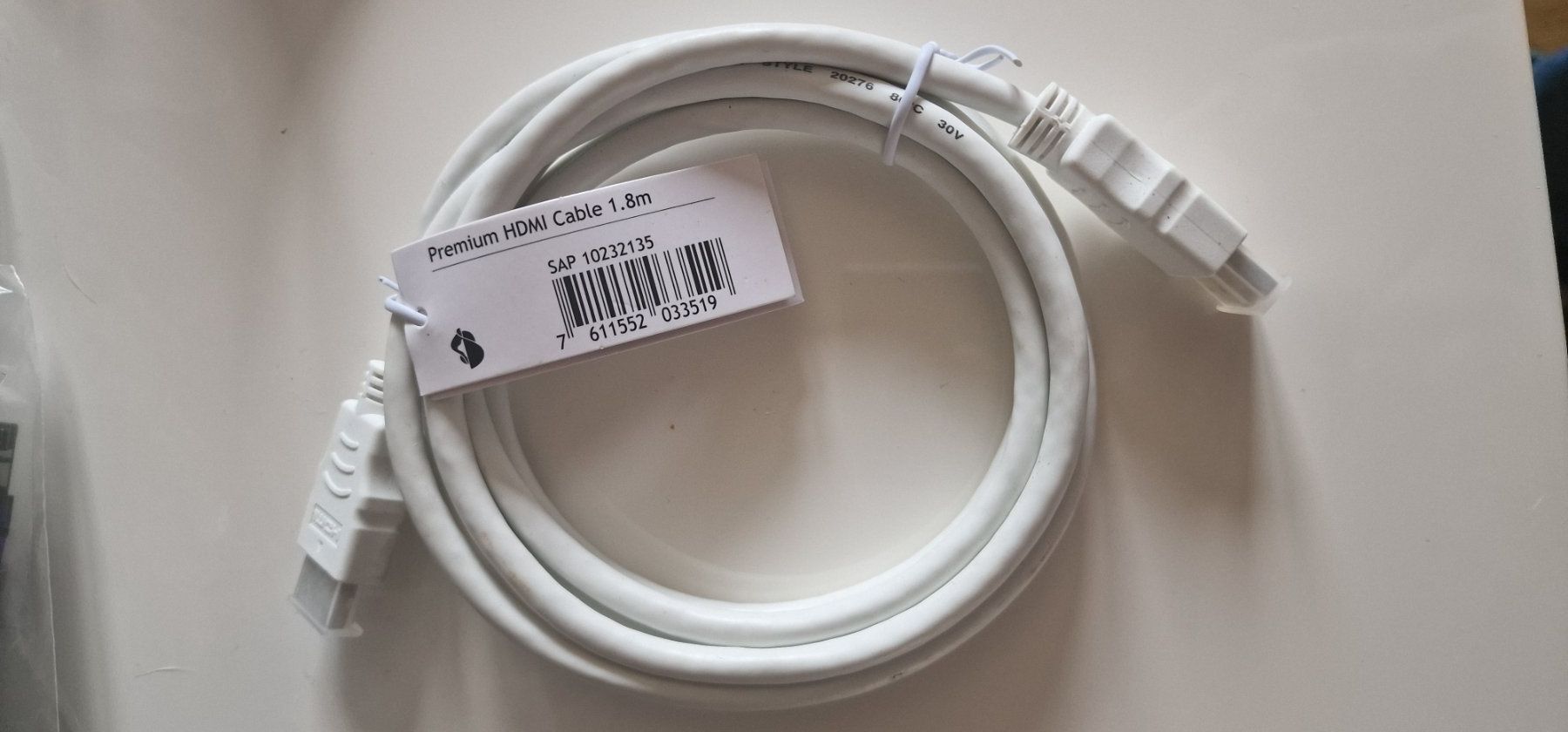 Swisscom Cavi: Swisscom Premium HDMI Kabel 1.8m – Nuovo e nell'imballaggio originale da Ziefen venduto da Ringwraith