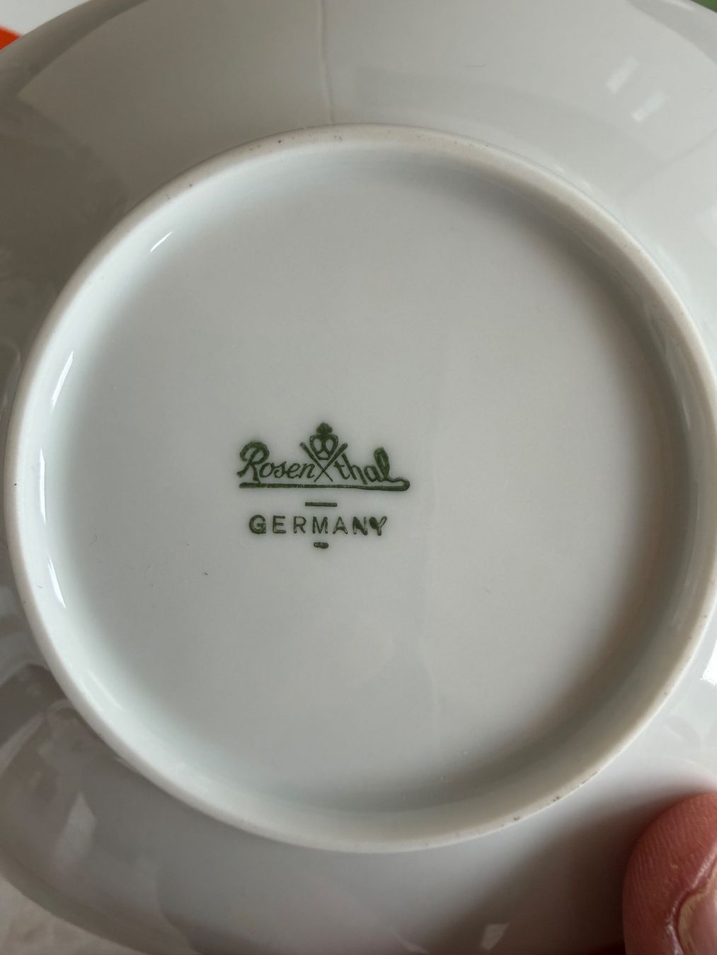 Rosenthal Set di piatti: Rosenthal & Brigitte Doege Set aus Teller & Kerzenständer – Usato da Grosswangen venduto da Swisslue 5