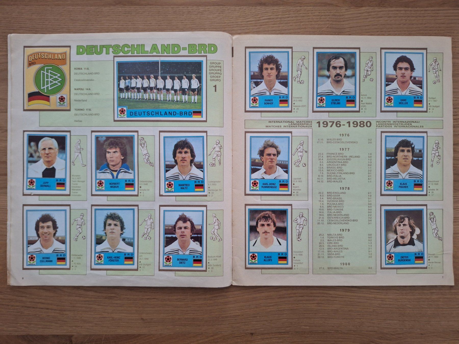 Panini Alben: PANINI EURO 1980 – Gebraucht aus St. Gallen von Matrix023 2