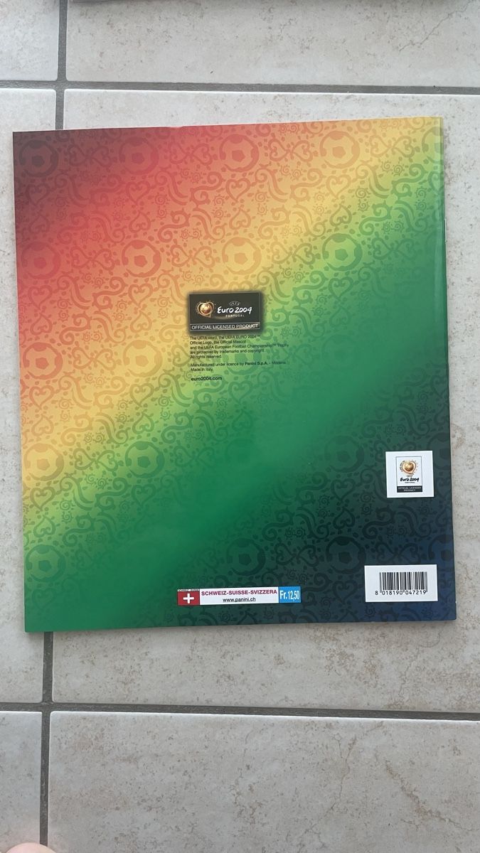 Panini Album: Panini Album Druckversion Euro 2004 – Nuovo (secondo la descrizione) da Binningen venduto da Flagello 3