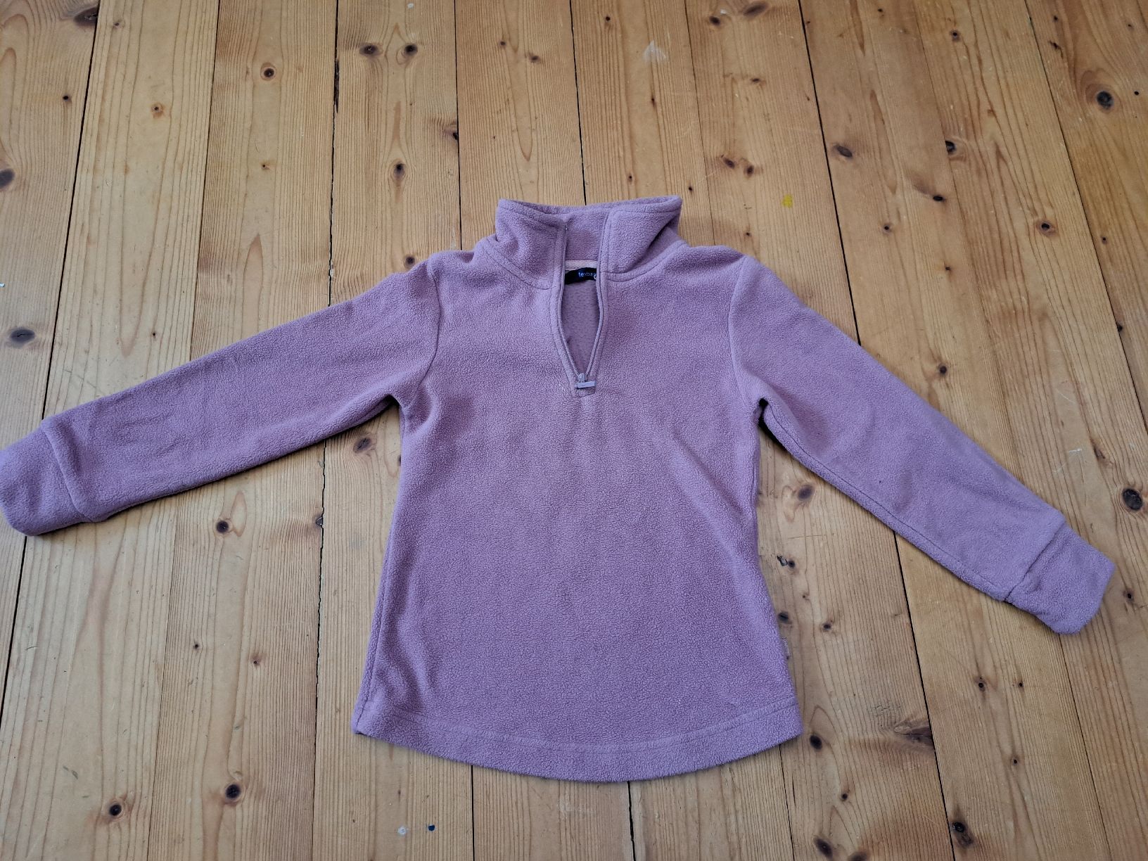 Maglioni & Felpe: Fleece Pullover Texbasic, lila, Grösse 116, Top Zustand – Usato da Büren an der Aare venduto da trecine