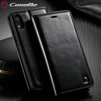 CaseMe iPhone XS Luxus Leder Cover Case