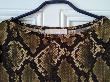 MICHAEL KORS : Robe imprimé serpent XS-S-M