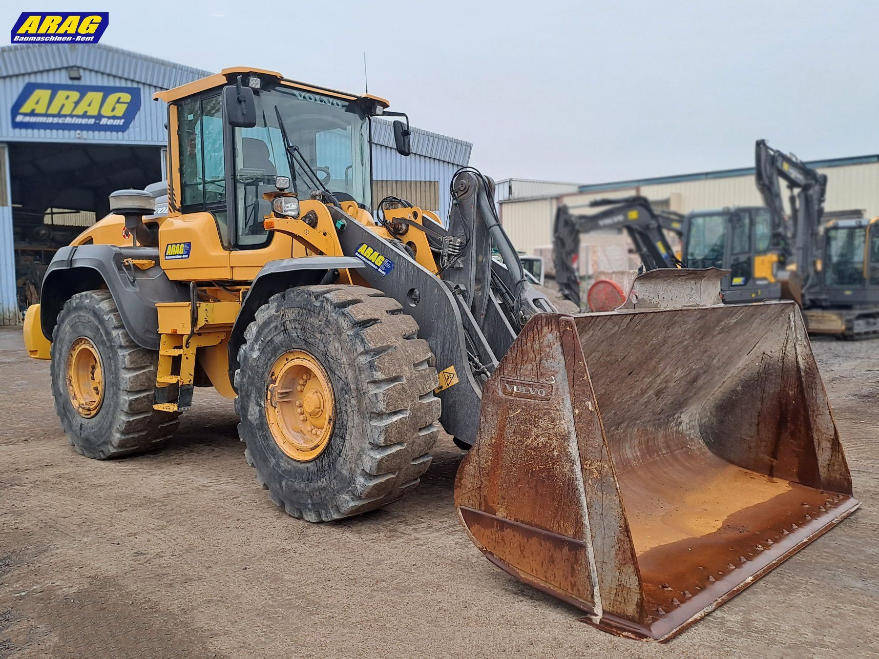 Tutte le macchine: Volvo L110H Radlader – Usato da Hasle LU venduto da Arag08 2