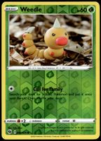 Pokémon Weedle 002/073 Rev. Holo  EN Champion's Path