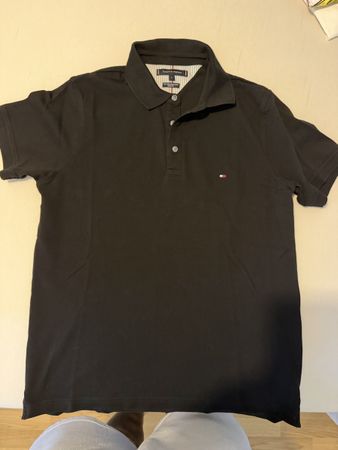 Polohemd Tommy Hilfiger schwarz Grösse L Slim Fit