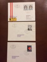 3 Ersttagsbriefe Österreich 1965/1966