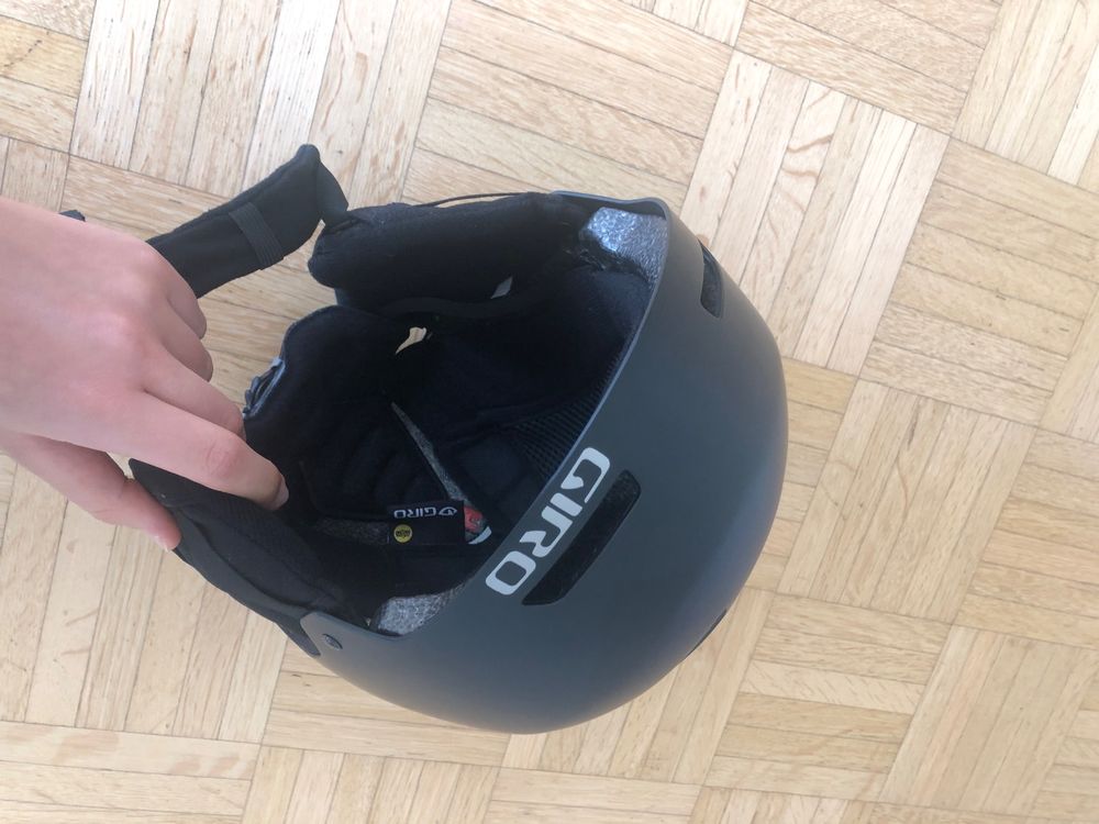 Giro Crue Kids Skihelm - Snowboard helm voor jeugd, jongens en meisjes - Blue Shreddy Yeti - S (52-55,5 cm