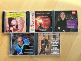 5 CDs Mozart Brahms Liszt Stravinsky Shostakovich Strauss