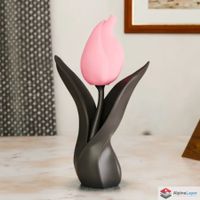 Tulip Grace Sculpture – Elegant & Simple Decor - 3D Printed