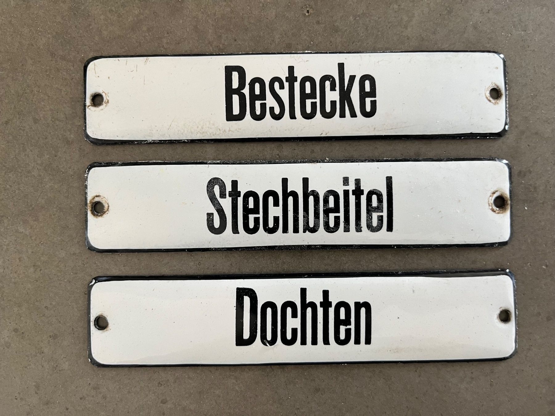 Schilder: Alte Emailschilder Tante Emma – Gebraucht aus Steffisburg von Reitschel5 1