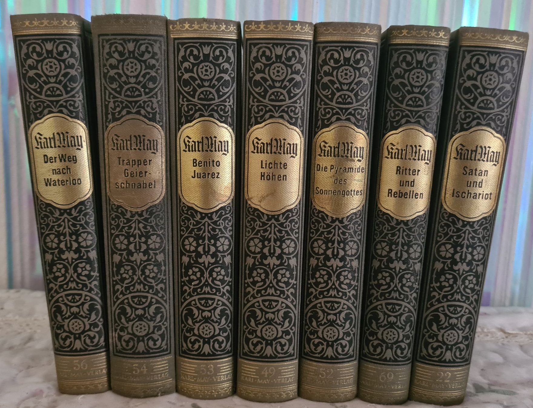 Libri: 7 antike Karl May Bücher 1950-1960 – Usato da Winterthur venduto da bibummi 1