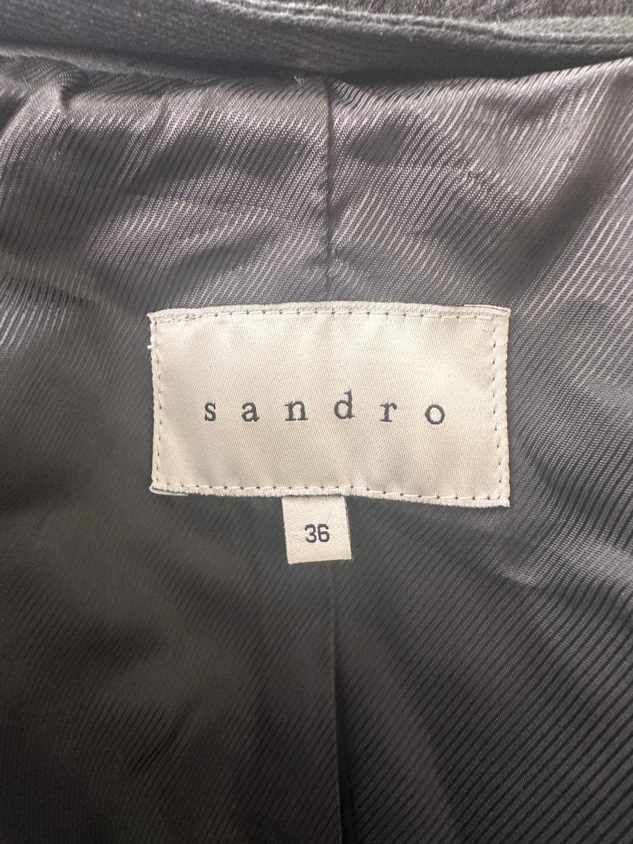Sandro Giacche: Sandro black faux fur jacket size 36 – Usato da Meilen venduto da tan_v628 2