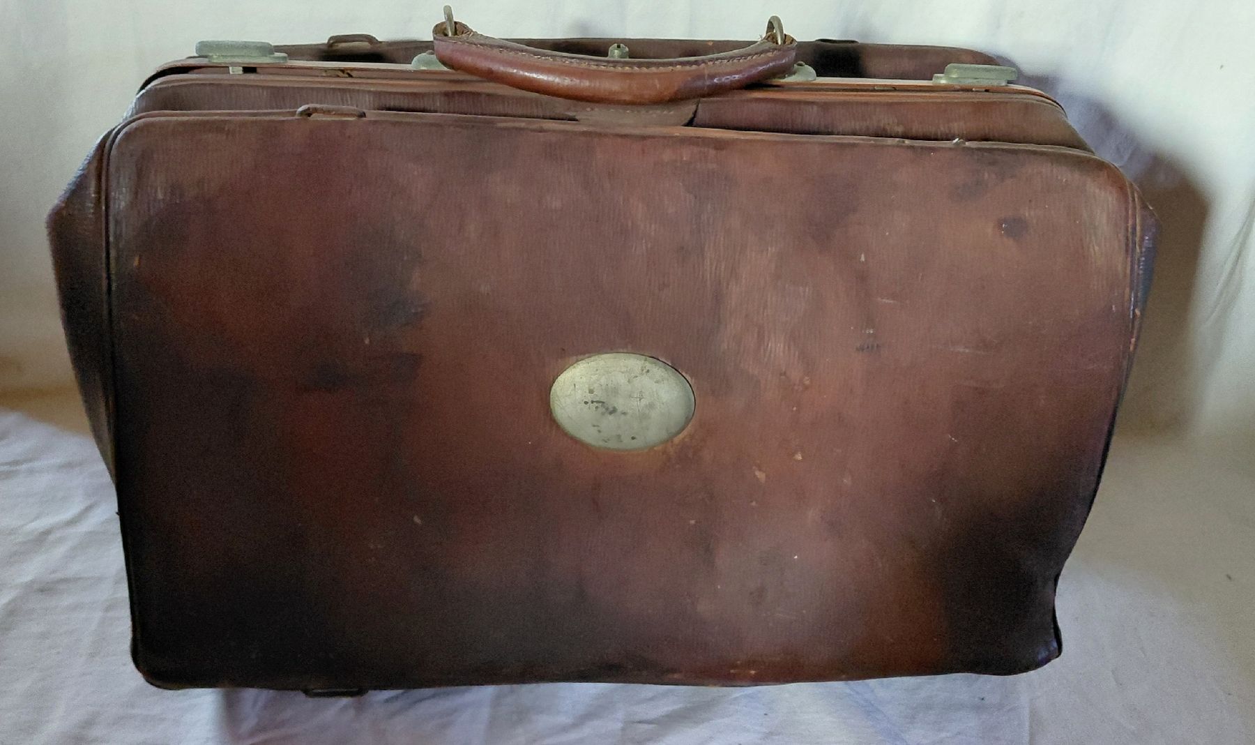 Valigie: Grosse antike lederne Reisetasche – Usato da Trogen venduto da Limboo 2