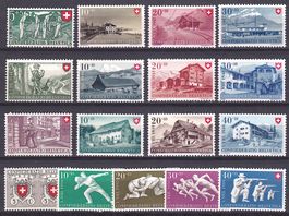 PP 1947-1950, postfrisch**. Kat. 77.-.