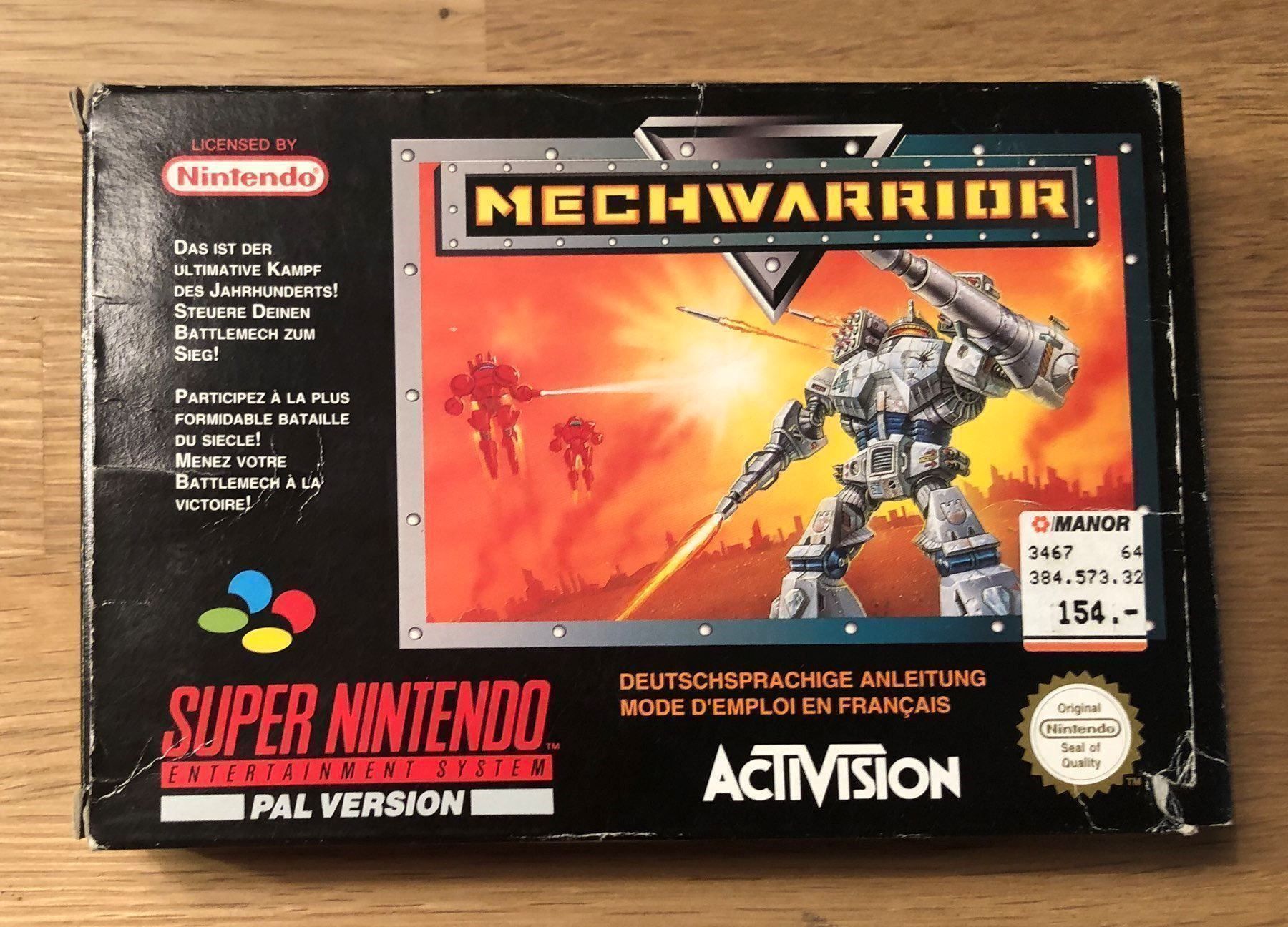 Nintendo Spiele: Mechwarrior für Super Nintendo – Gebraucht aus Kestenholz von Inna09