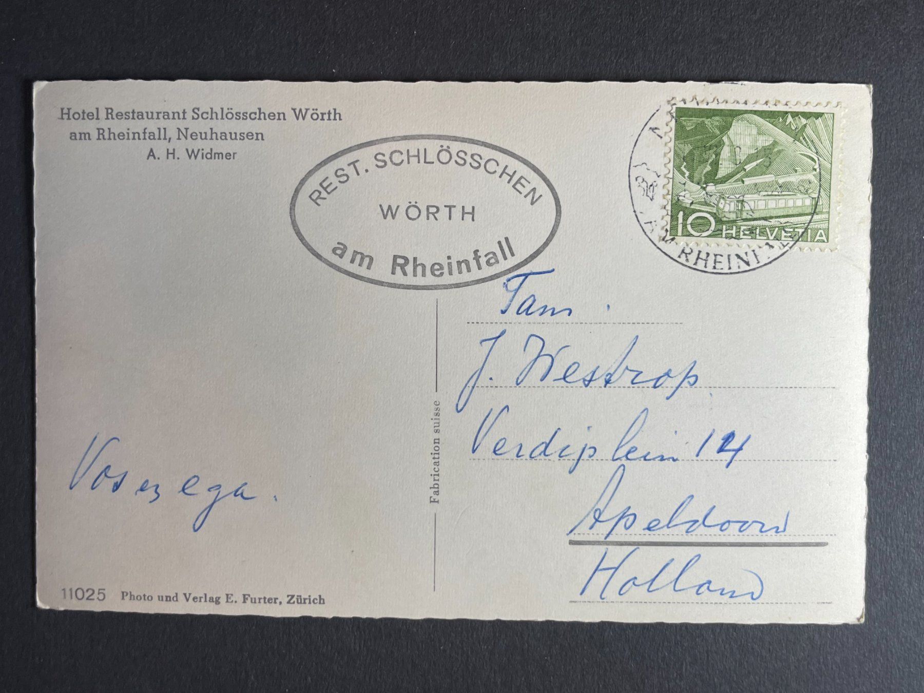 Cartoline postali: Rheinfall bei Neuhausen – Usato da Steg VS venduto da _vinci_ 1